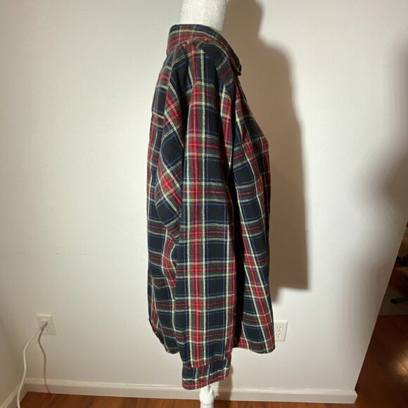 Women's LL Bean Flanel Long Sleeve Shirt - Size 1X - Picture 4 of 6